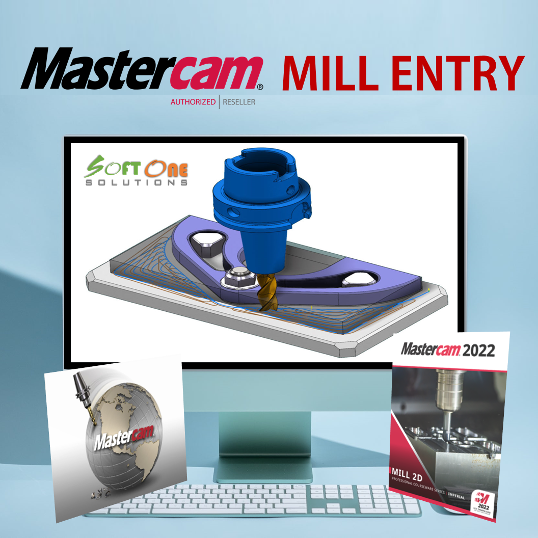 Phần mềm bản quyền MasterCAM Mill Entry lập trình gia công 2D | Giá phần mềm MasterCAM Mill Entry